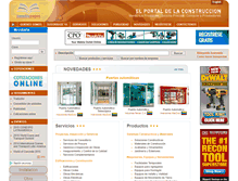 Tablet Screenshot of construpages.com